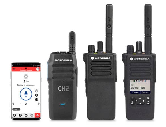 Motorola Solutions Radios and Wave PTX devices